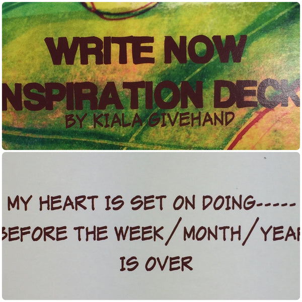 Write Now Inspiration Deck